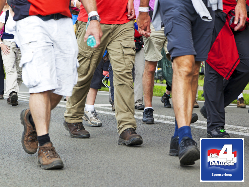 Nijmeegse vierdaagse voor kankeronderzoek Nijmeegse vierdaagse voor kankeronderzoek